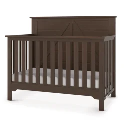 Woodland 4-in-1 Convertible Crib, Brushed Truffle